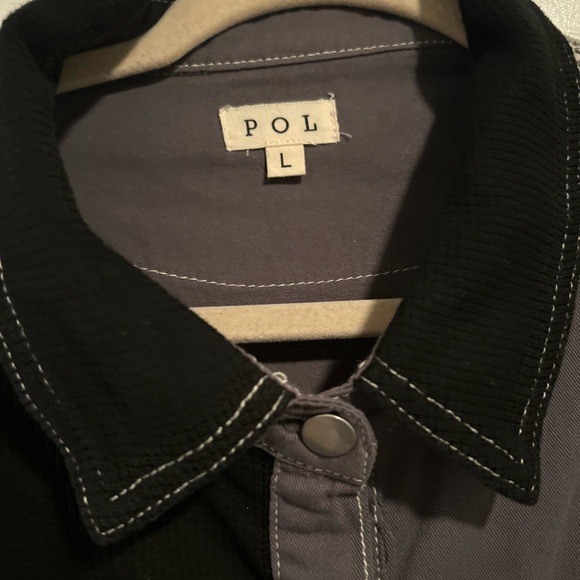 POL patch work shacket - Picture 9 of 9